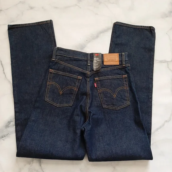 Levi's Ribcage High Rise Straight Jeans - Picture 3 of 4